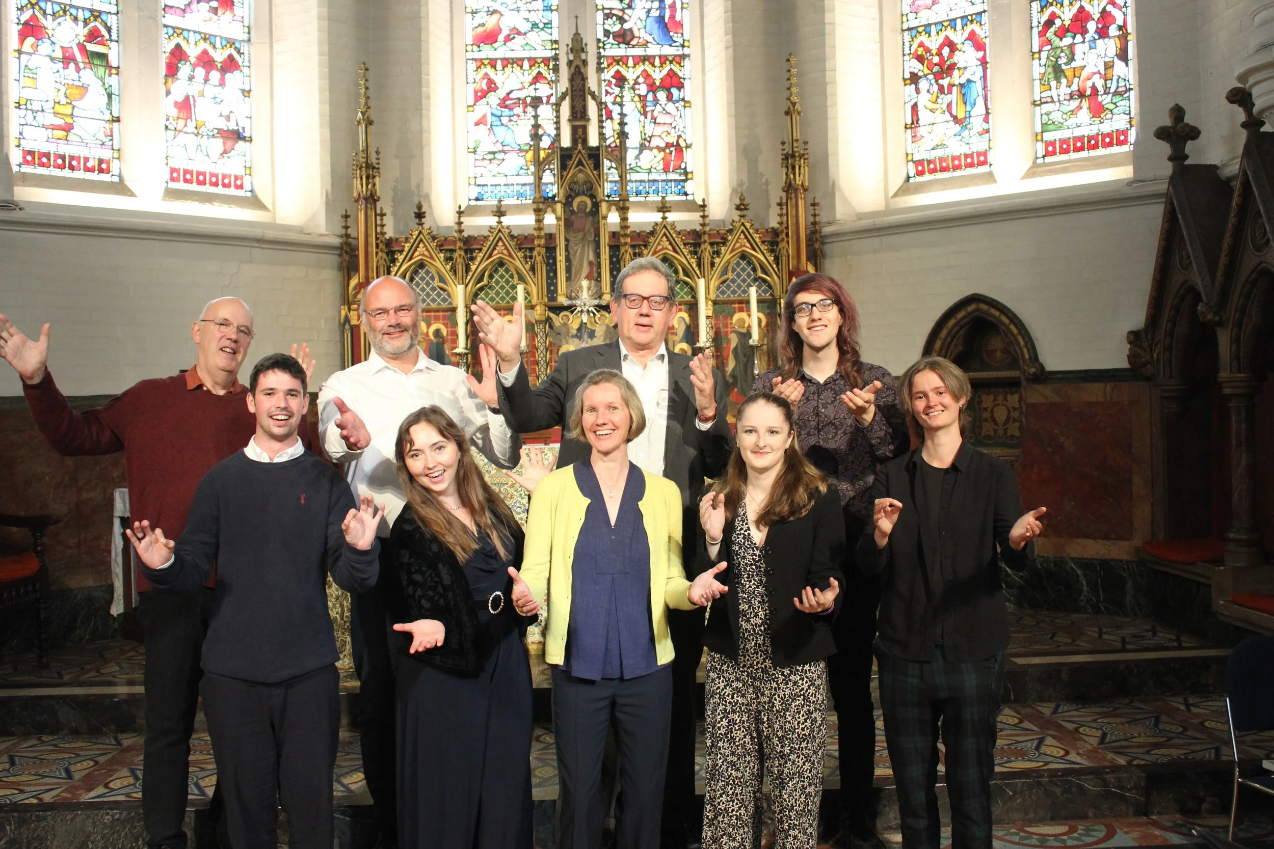 HCC Evensong Masterclass fun conductors!.JPG
