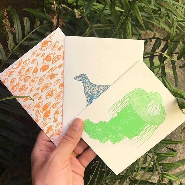 Hello! Offering a deep discount on cards for the letter writers out there starting now until quarantine ends or we run out of cards. Use code STATIONARYSTATIONERY to get 50% off of all cards in the shop so buy &lsquo;em up!! All cards #letterpress pr