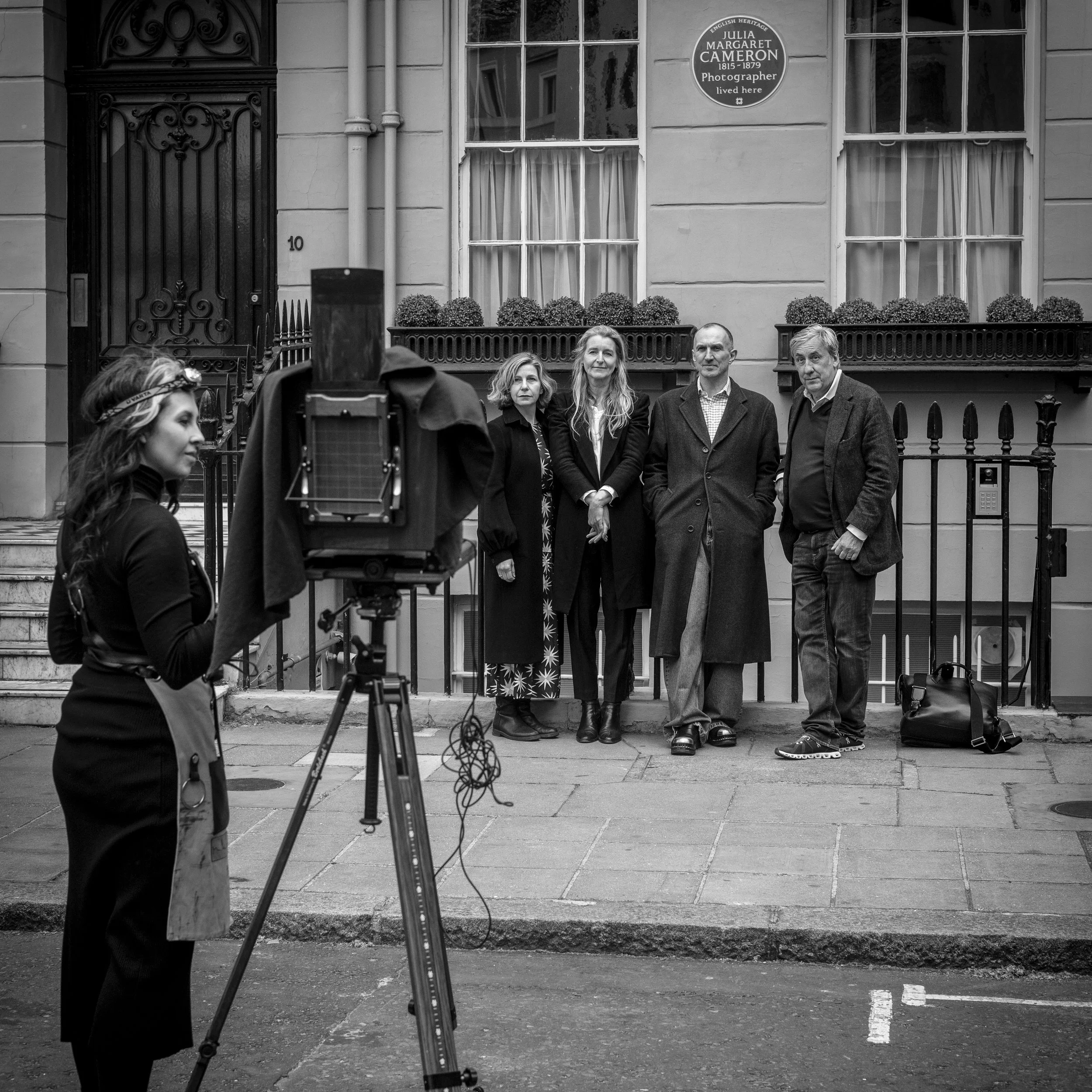 Julia M Cameron &amp; Blue Plaque with English Heritage