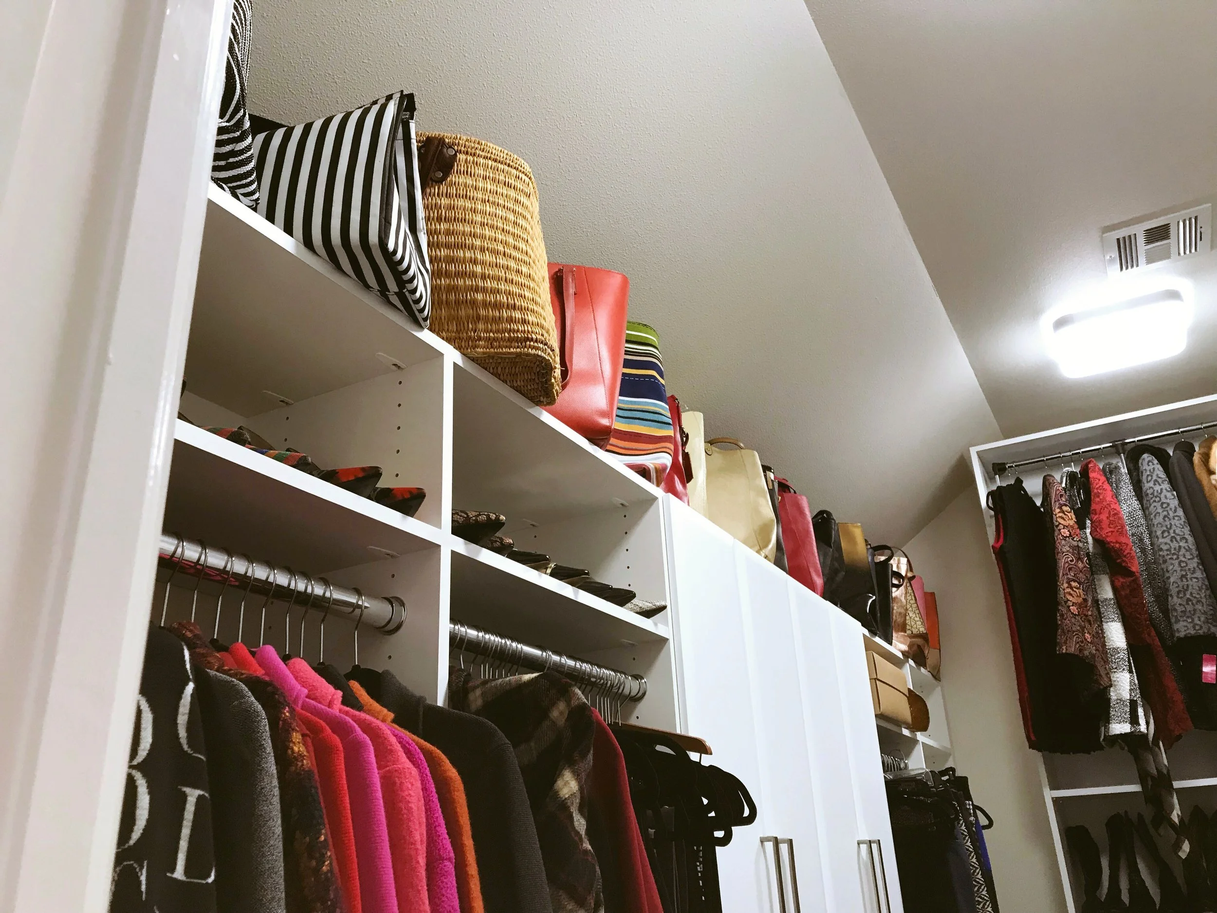 Closet Reveal: Purses in High Places