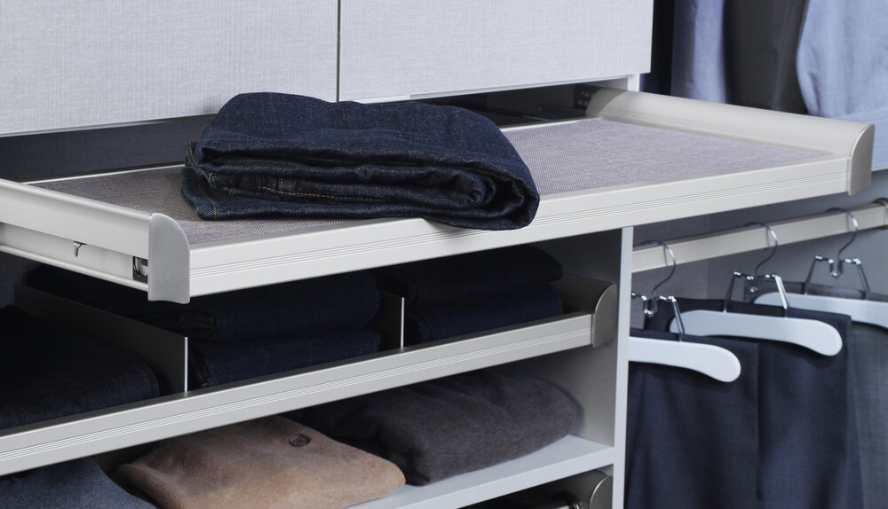 Underwear Drawer Solutions Blog, How To Make Pull Out Shelves For Closet