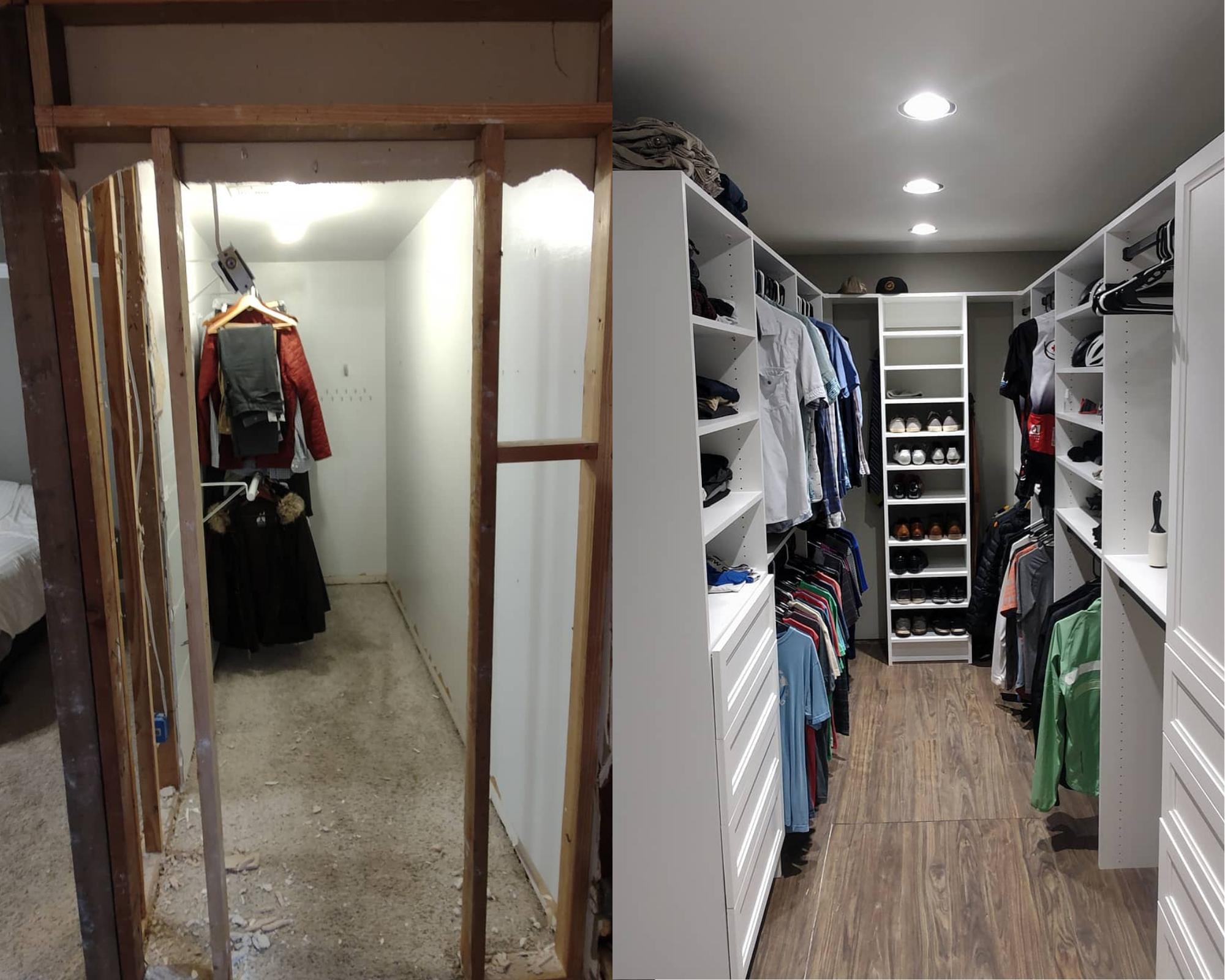 Night Wardrobes and Walk-in Closets, Modular and Custom