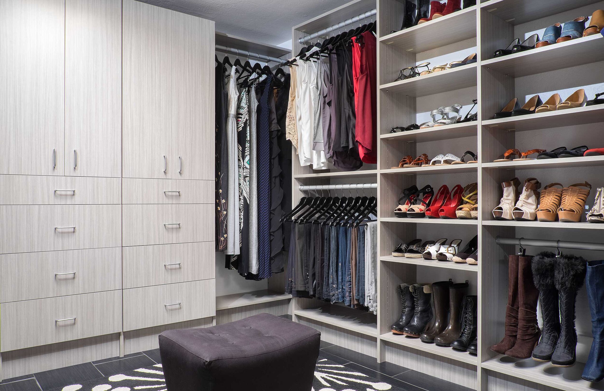 Custom Shoe Organization & Storage for Closets