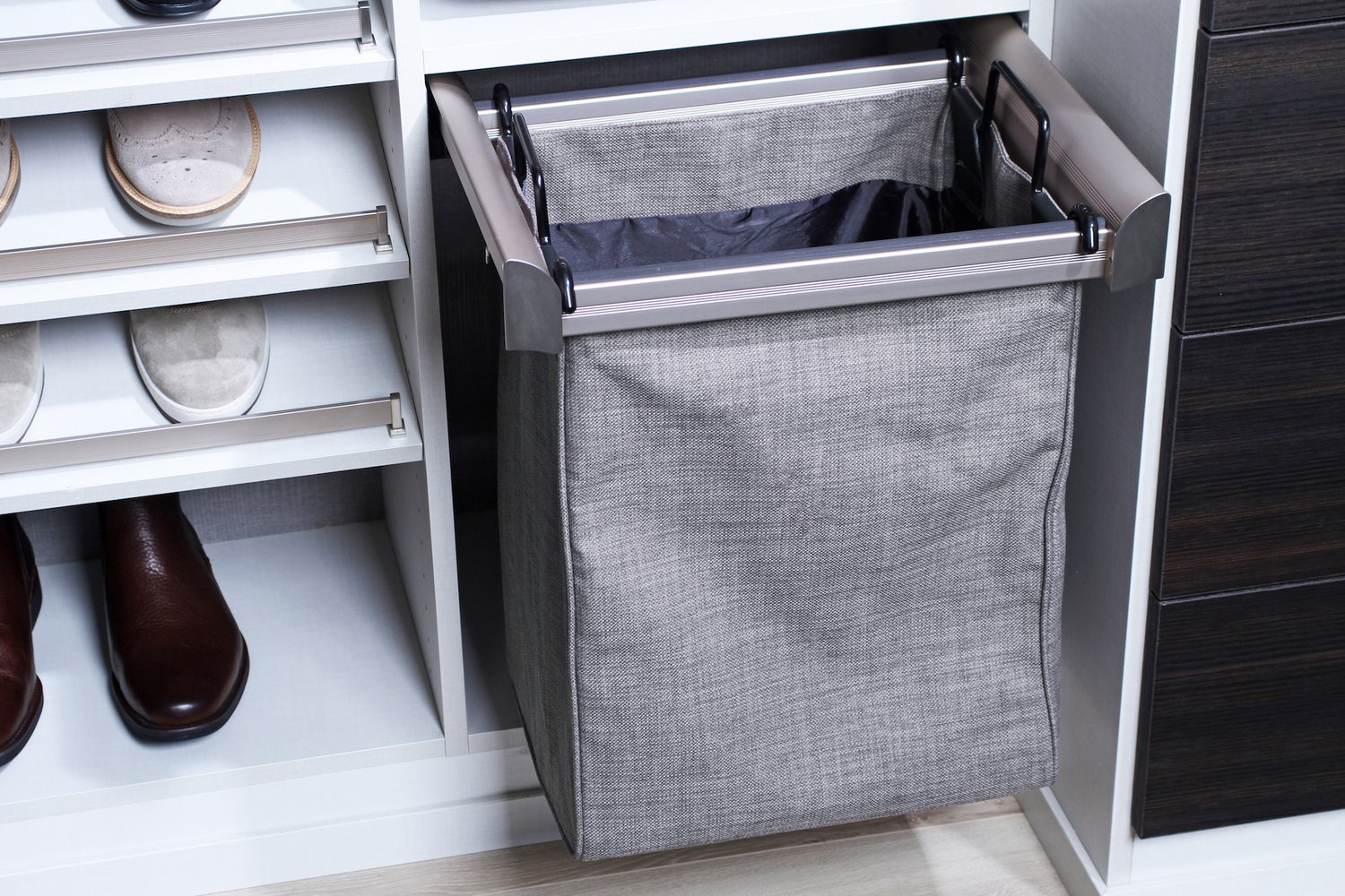 Engage Pull-Out Shoe Organizer with Full Extension Slides by