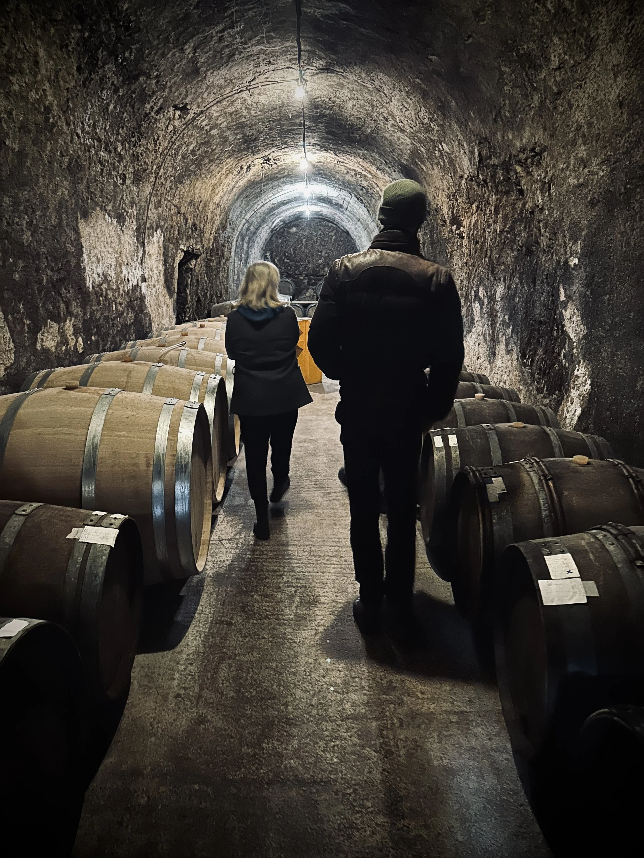 DOMAINE BRETON CATHERINE IN THE CELLAR.jpg