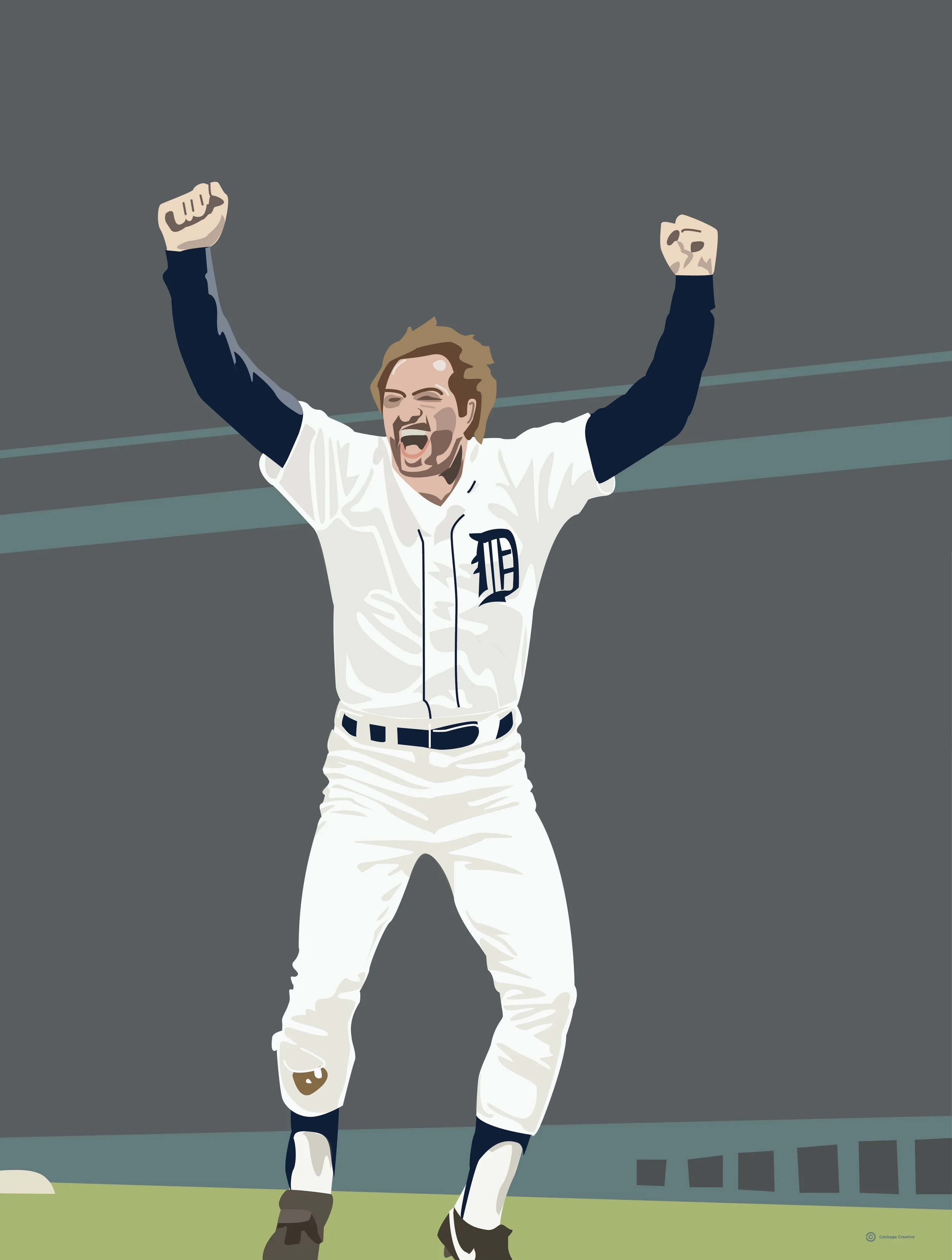 1984: Kirk Gibson of the World Champion Detroit Tigers (He don’t want to walk you...)