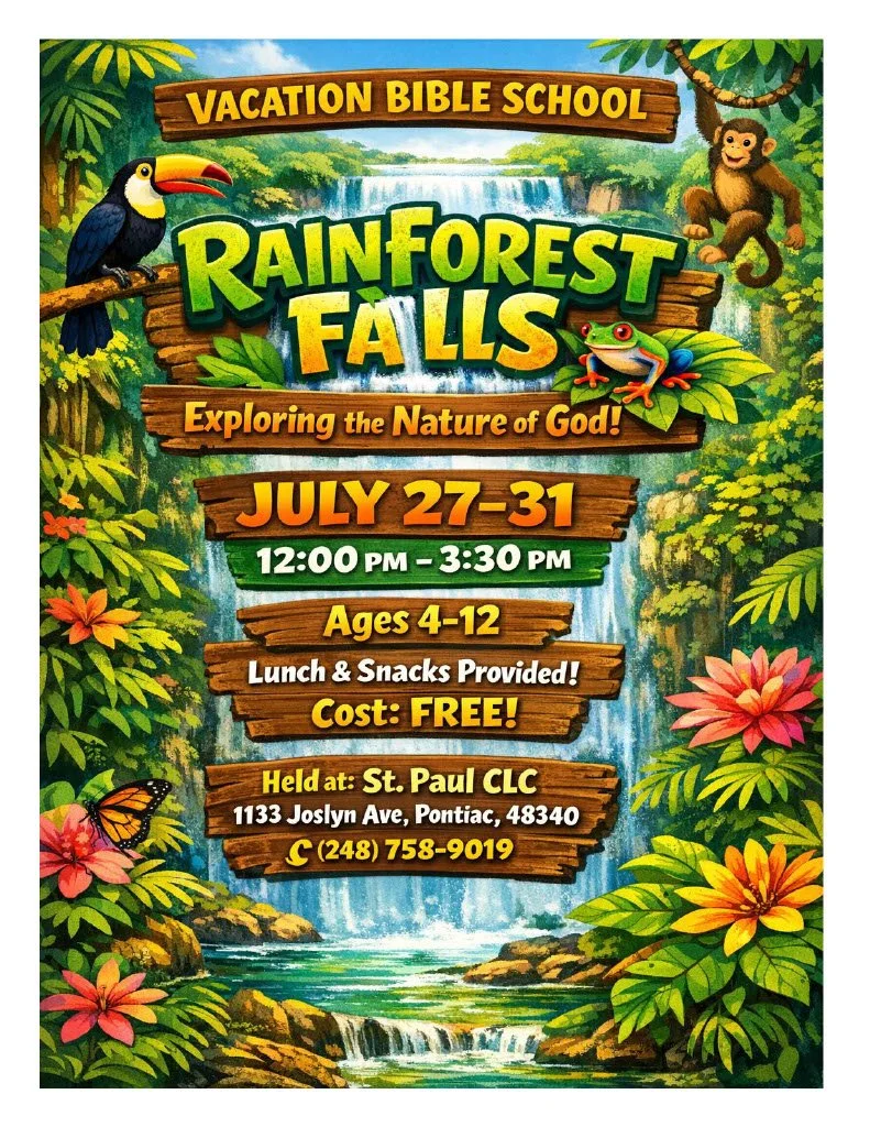 Vacation Bible School - Rainforest Falls