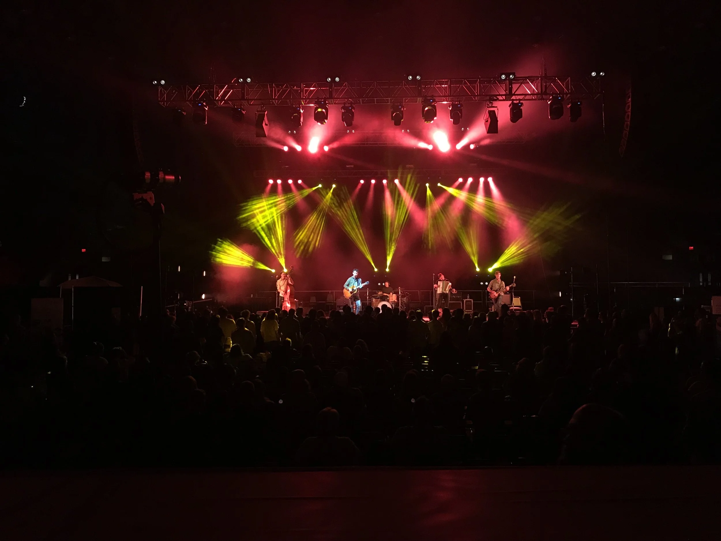 Jump Little Children performing in Dorton Arena at the NC State Fair 2017