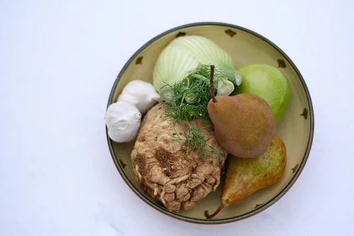 foodbuzz 24x24: an all white wintry meal