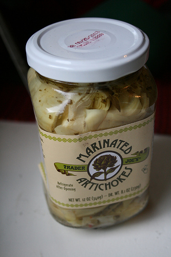 artichokes in a jar