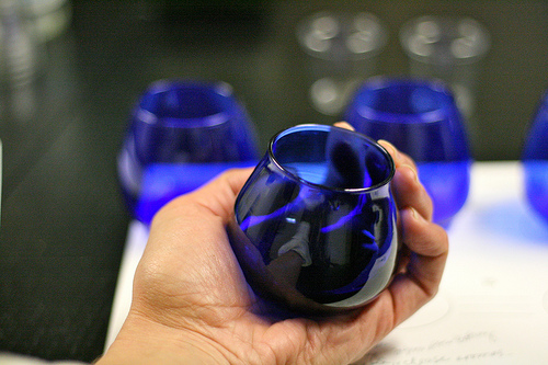 olive oil glassware