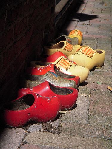 wooden shoes