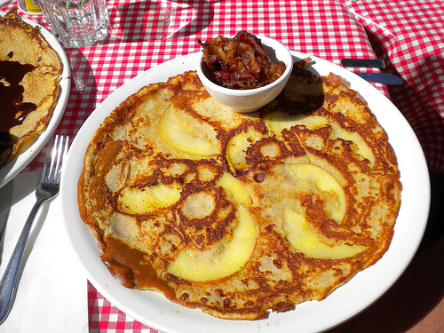 large pancakes