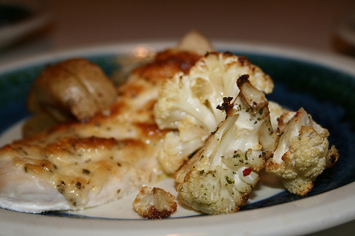 plate of white