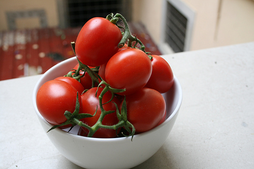 tomatoes in bowl