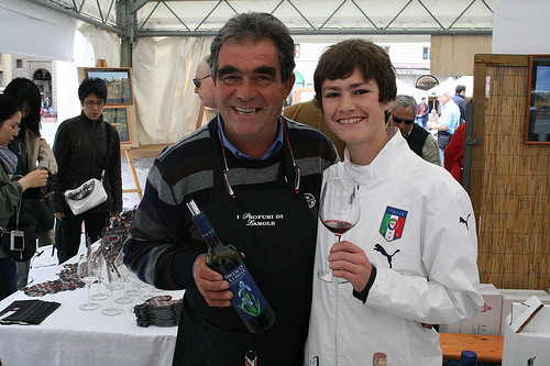 Caleb wine tasting