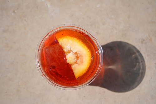 Italian spritz cocktail www.talkoftomatoes.com