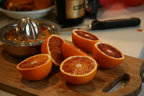 blood red oranges