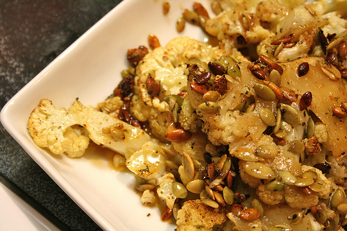 roasted cauliflower www.talkoftomatoes.com