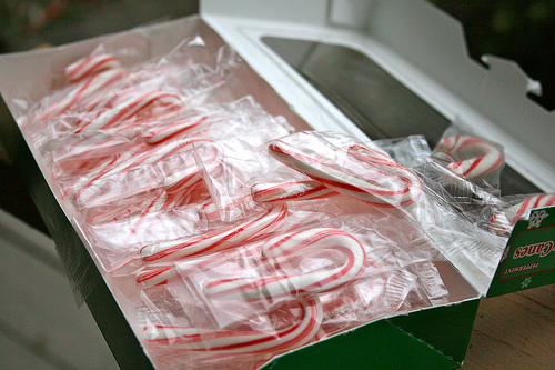 Candy Canes in Box | talkoftomatoes.com