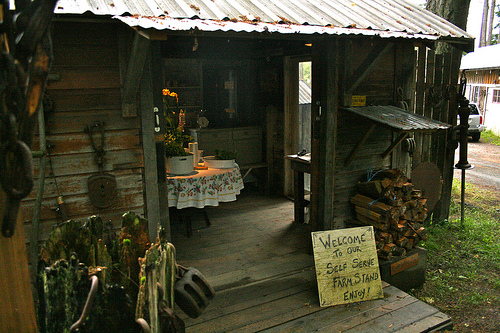 self serve farm stand