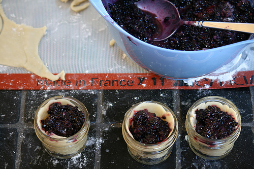 pie in jars