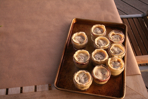 pie in jars