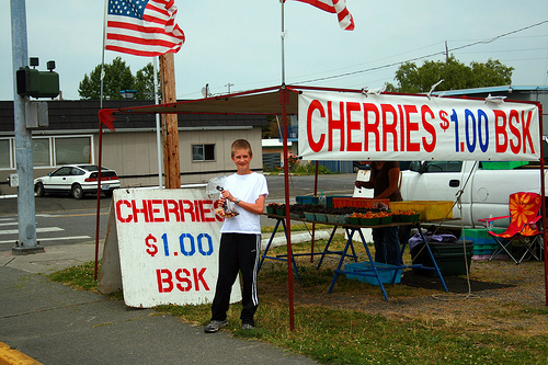 cherry stand