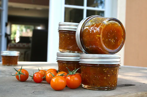 yellow tomato jam