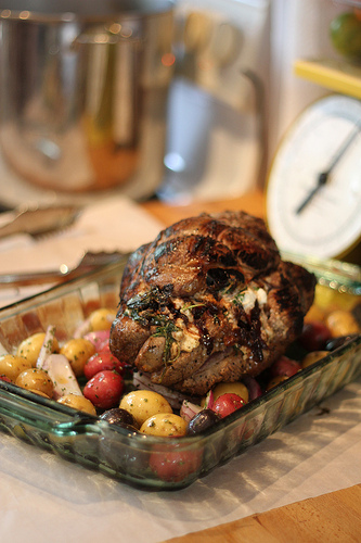 roasted lamb www.talkoftomatoes.com