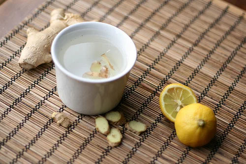 homemade ginger tea