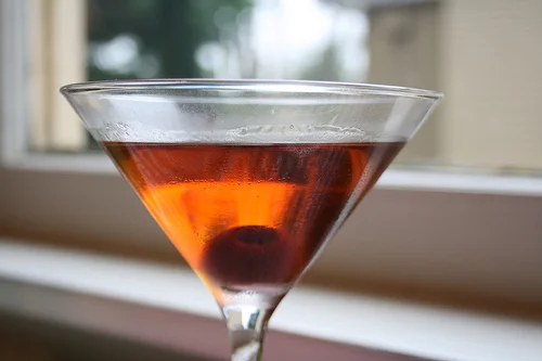 A new year's toast: new york style (think manhattan).