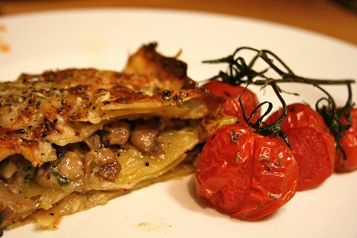 mushroom lasagna