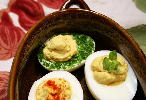 stealing deviled eggs