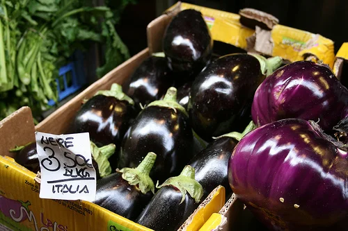 Eggplant Bites w/Red Sauce