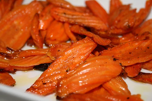 what's for dinner? carrot chips.