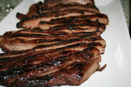 soy balsamic flank steak