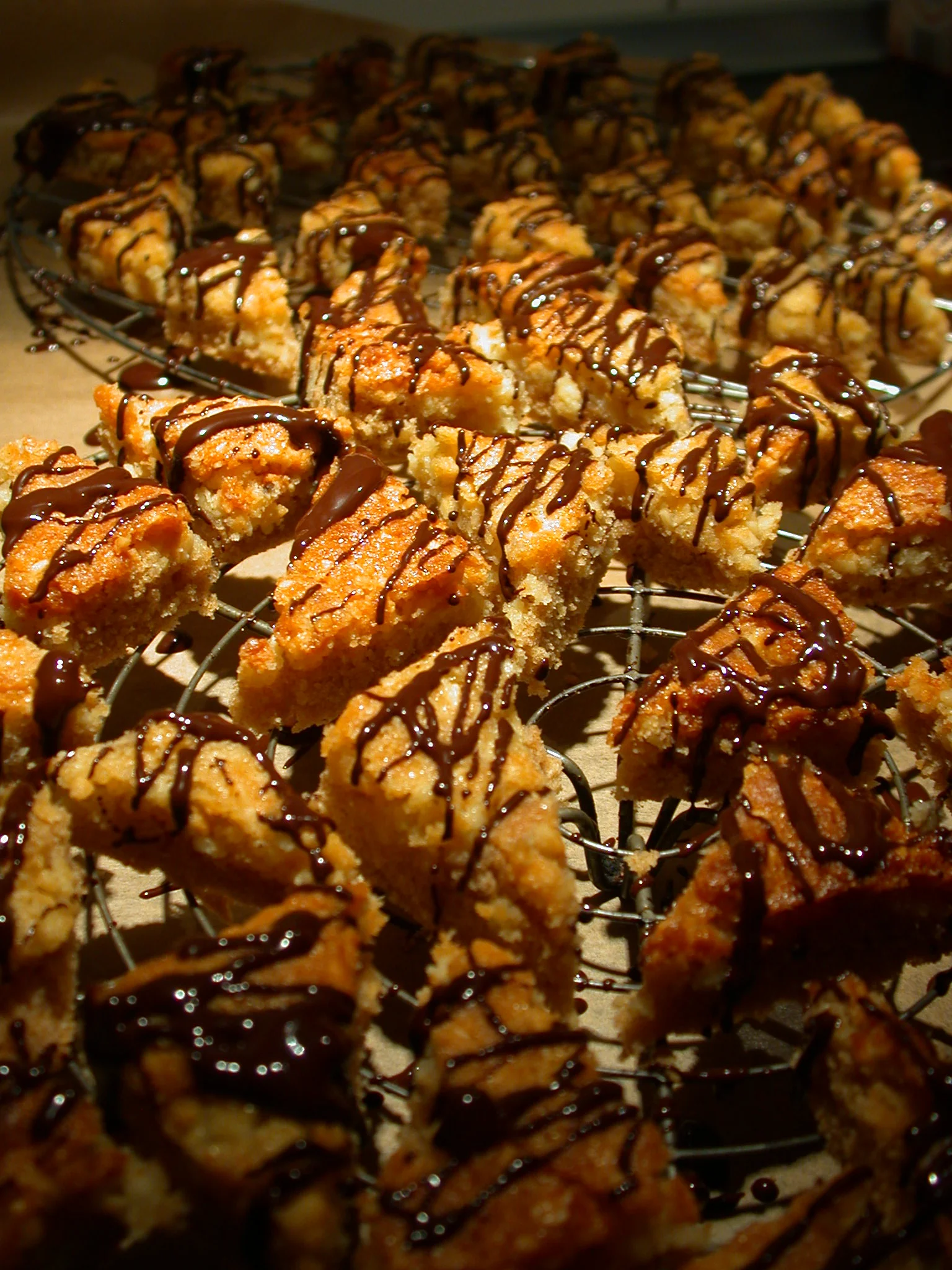 Delicious almonds slices