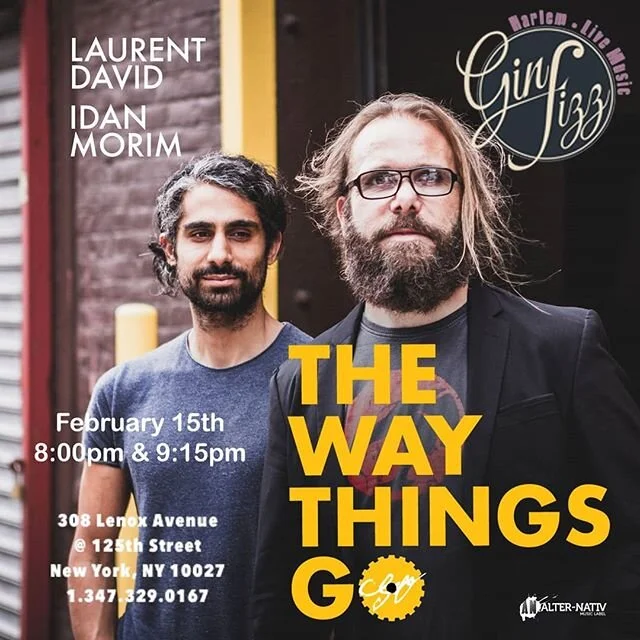 Hi guys, 
A really exciting gig is coming up at @ginfizzharlemnyc on the 15th ! 
Will join the amazing @oldavidlo on bass and @raphael_pannier on drums for 2 sets of original music. 
Don't hit the up town spots very often, looking forward !
&bull;
&b