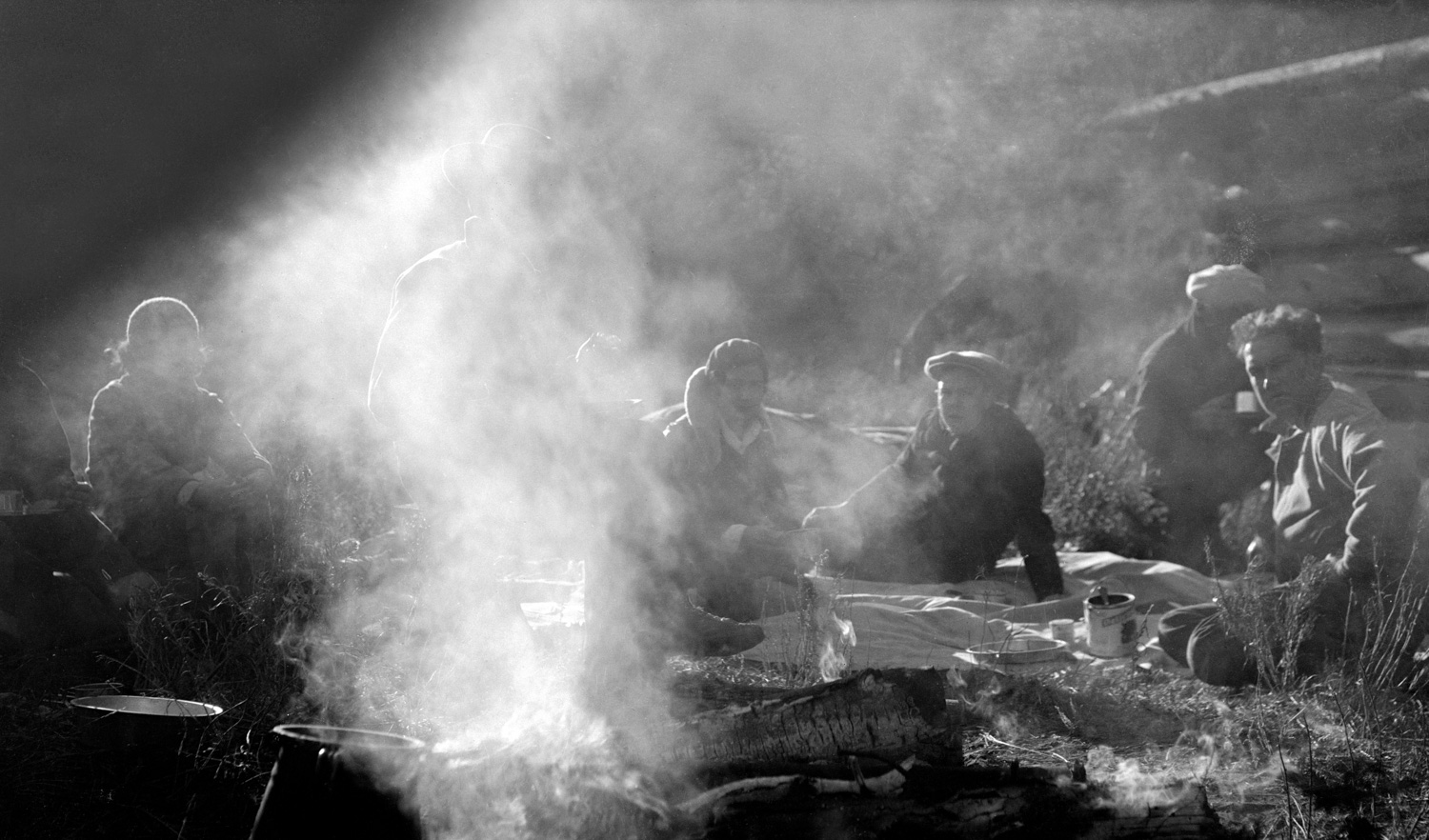 Wilbur Scafe's Pack Trip: Camp at Hanley Flat, 1932