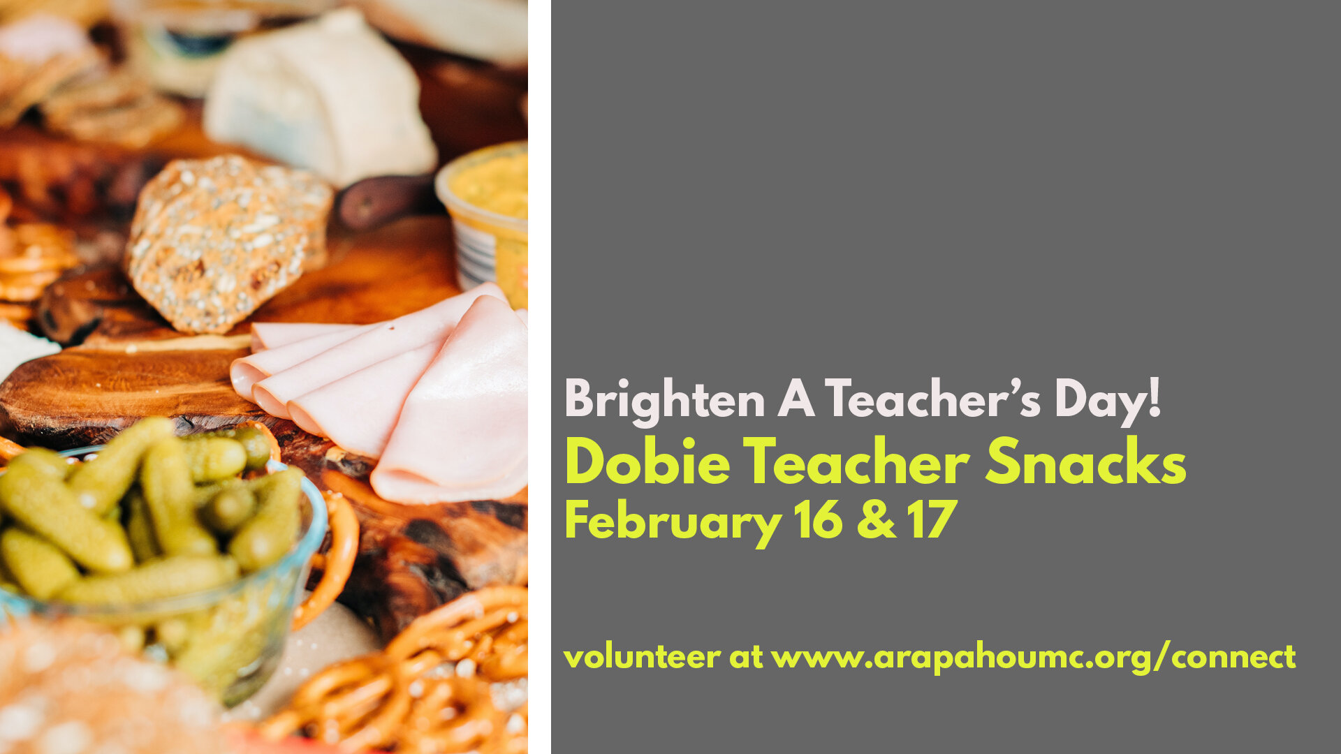 Dobie Pre-K Teacher Snacks