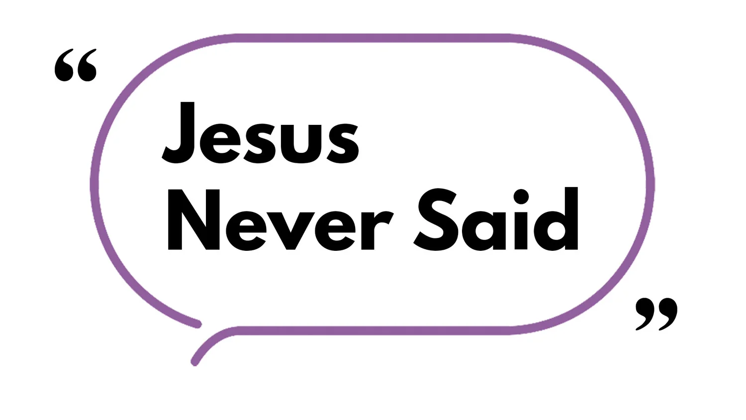 Jesus Never Said "God Said It, I Believe It, That Settles It" episode artwork