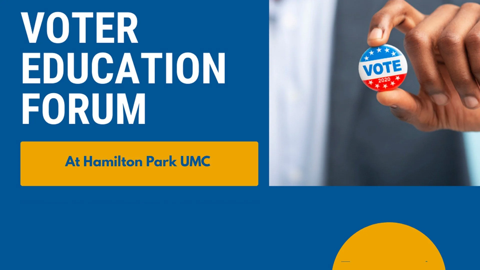 Voter Education Forum