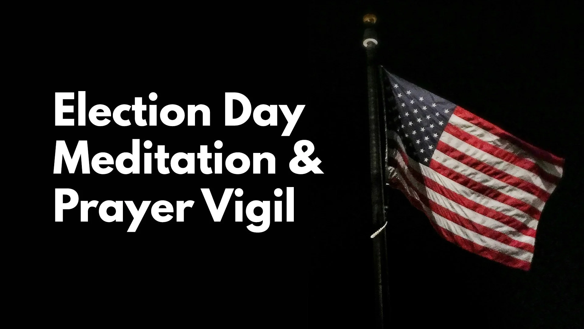 Election Day Meditation Space