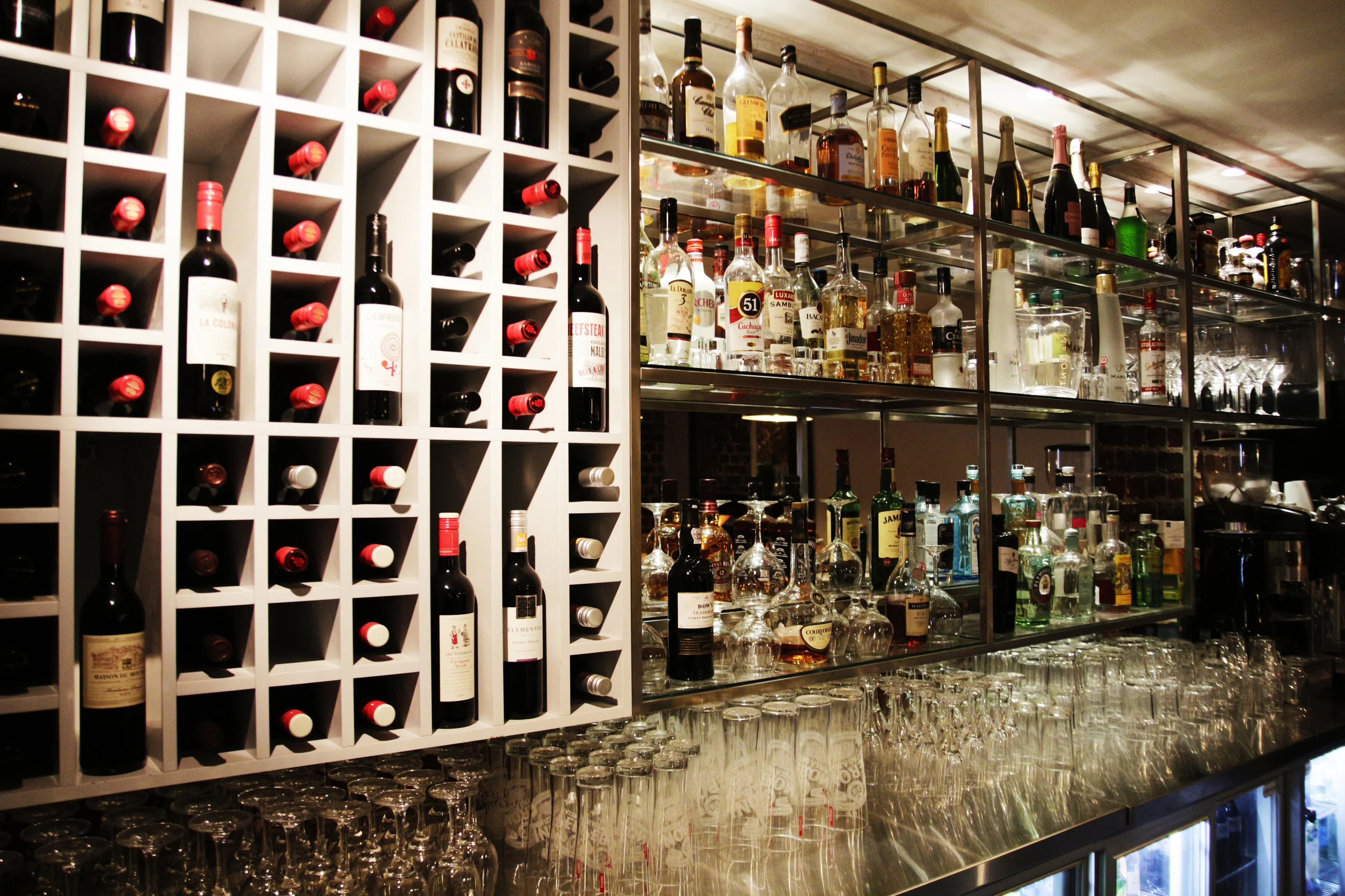 We have an extensive selection of beers, wines and spirits on offer