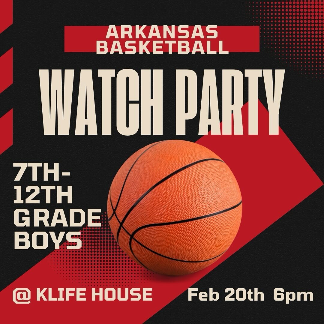 This one&rsquo;s for the boys! 🏋️ come bro out, play some games, eat good snacks and cheer on the hogs!

Feb 20 6pm