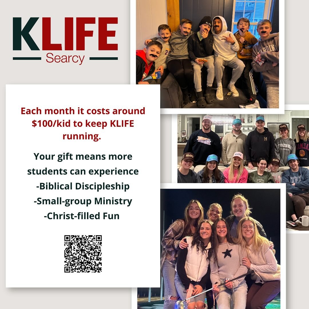 This GivingTuesday consider partnering with us to give the gift of discipleship to the students in Searcy. Link to donate in bio.