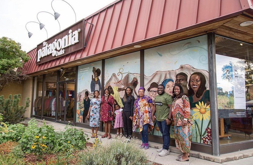 Thank @patagoniaslc for provide us space. We couldn&rsquo;t be more thrilled to share the evening with our community celebrating Black Joy, participating in round table discussions, an open mic of poetry and viewing the incredible mural by @blondinea