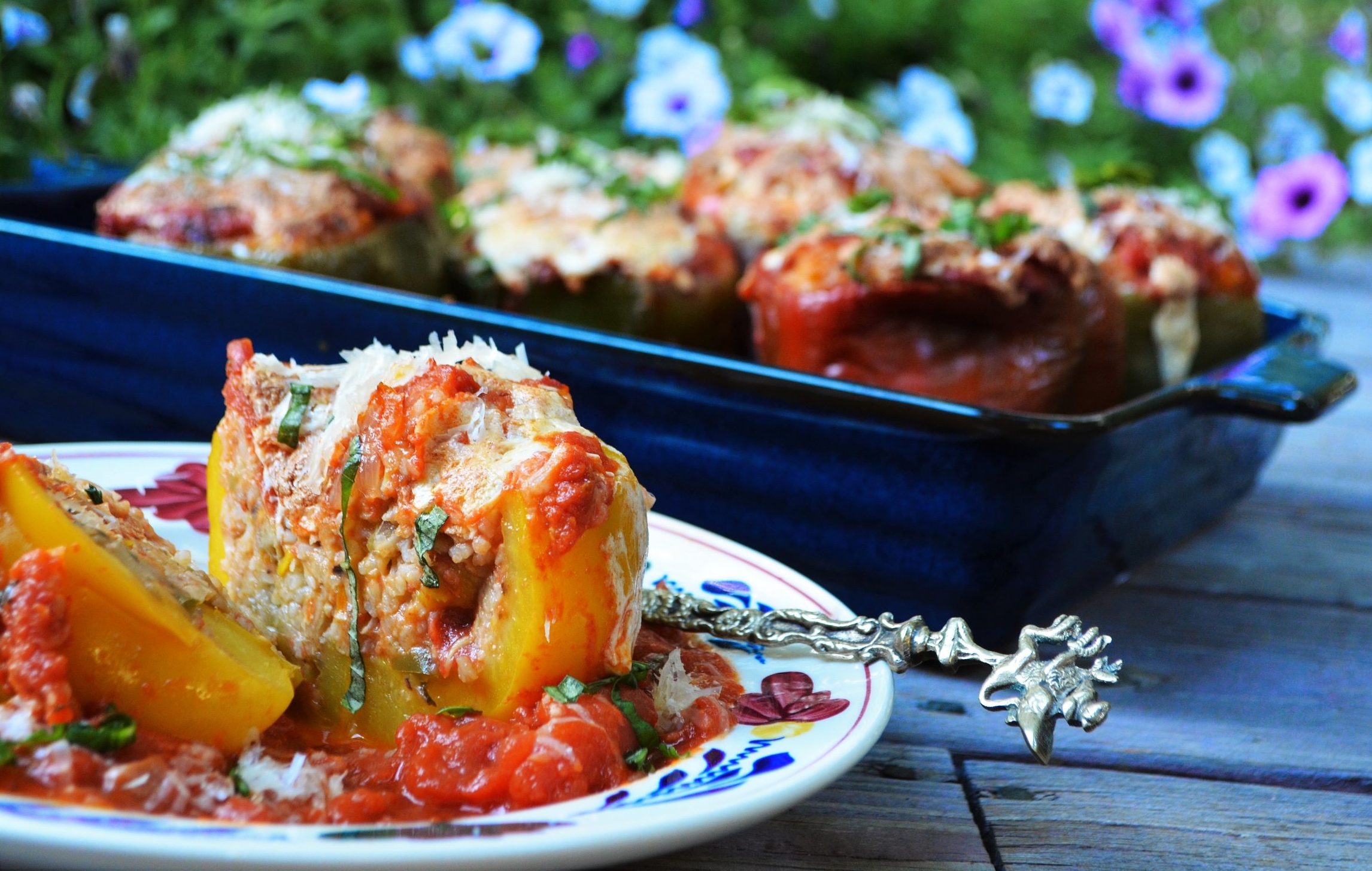 Really Good Stuffed Peppers with None of the Good Stuff