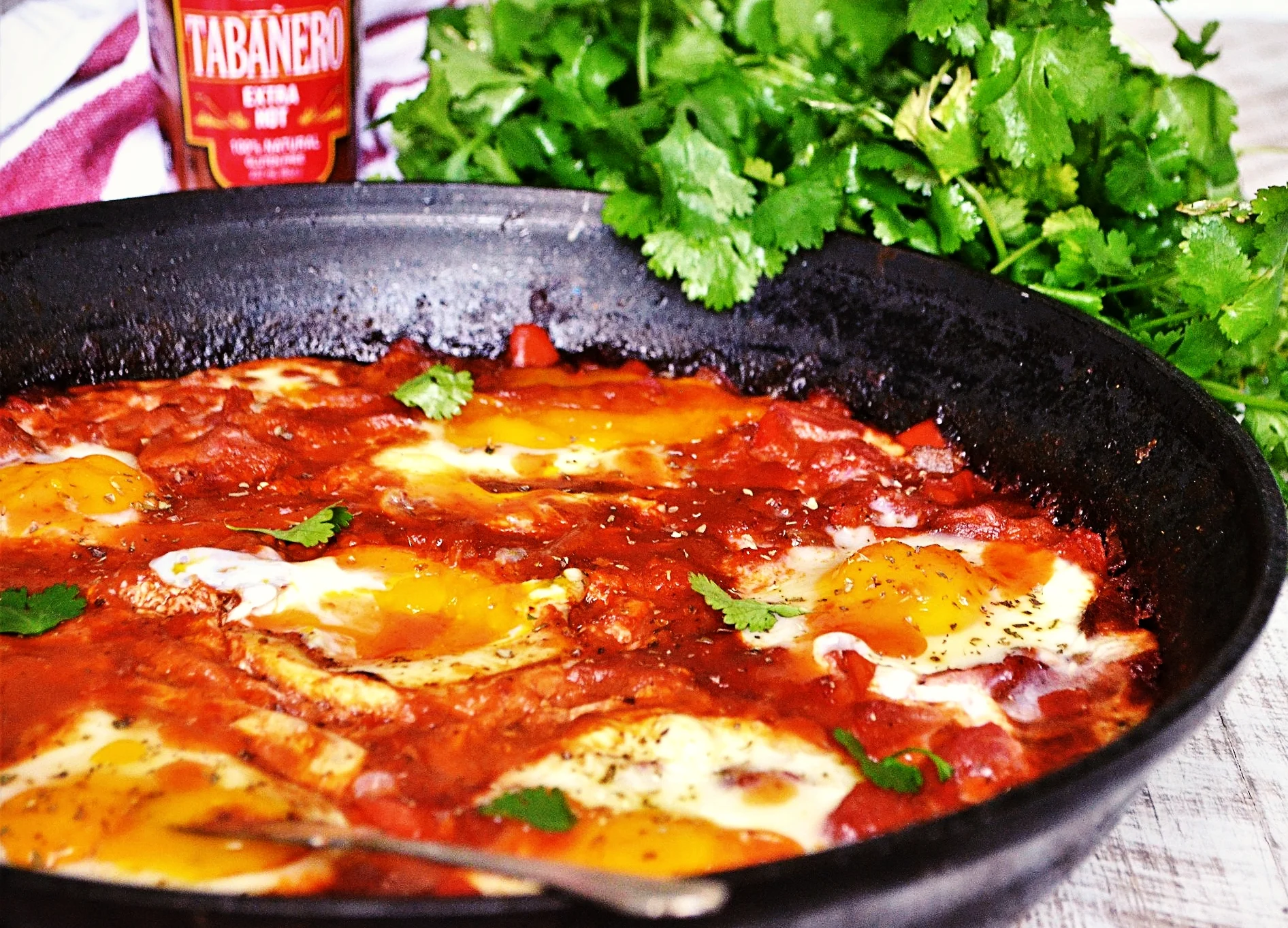 Spiced Up Shakshuka Chilaquiles
